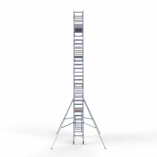 Alumiiniumtellingud 75х250 10,2 m töökõrgus* koos kokkupandavate piiretega mõlemal poolel Alumiiniumtellingud 75х250 10,2 m töökõrgus* koos kokkupandavate piiretega mõlemal poolel