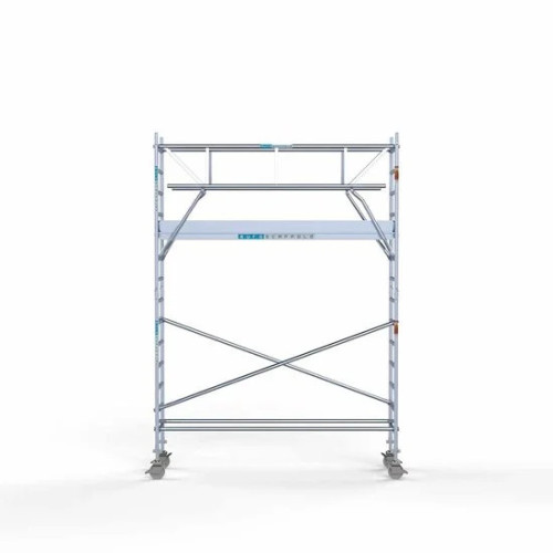 Alumiiniumtellingud 75х305 5,2 m töökõrgus* Carbon koos kokkupandavate piiretega mõlemal poolel