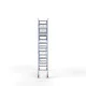 Alumiiniumtellingud 75х305 5,2 m töökõrgus* koos kokkupandavate piiretega mõlemal poolel Alumiiniumtellingud 75х305 5,2 m töökõrgus* koos kokkupandavate piiretega mõlemal poolel