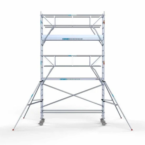 Alumiiniumtellingud 75х305 6,2 m töökõrgus* koos kokkupandavate piiretega mõlemal poolel