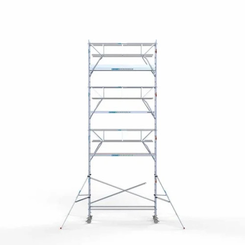 Alumiiniumtellingud 75х305 9,2 m töökõrgus* Carbon koos kokkupandavate piiretega mõlemal poolel