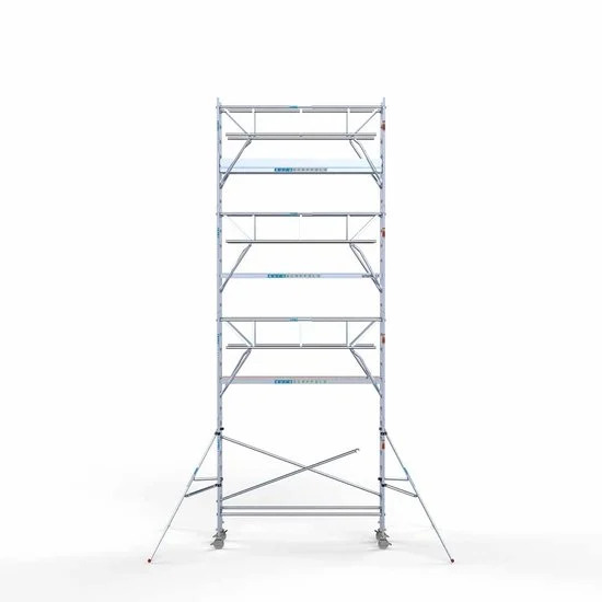 Alumiiniumtellingud 75х305 9,2 m töökõrgus* koos kokkupandavate piiretega mõlemal poolel Alumiiniumtellingud 75х305 9,2 m töökõrgus* koos kokkupandavate piiretega mõlemal poolel