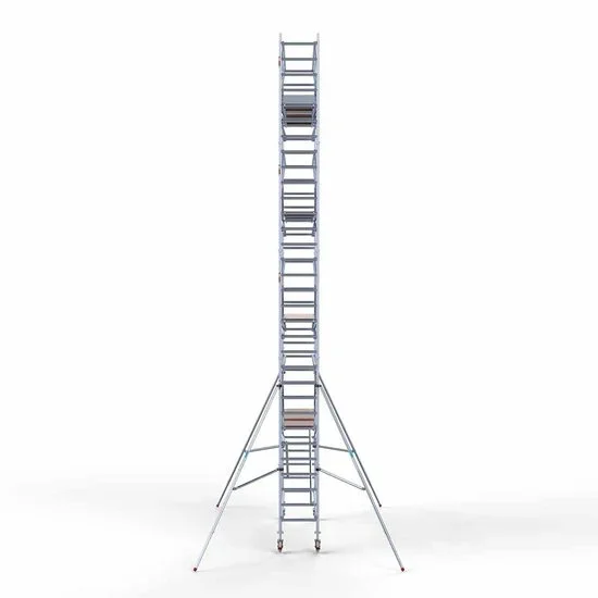 Alumiiniumtellingud 75х305 10,2 m töökõrgus* Carbon koos kokkupandavate piiretega mõlemal poolel Alumiiniumtellingud 75х305 10,2 m töökõrgus* Carbon koos kokkupandavate piiretega mõlemal poolel