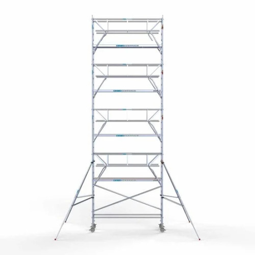 Alumiiniumtellingud 75х305 10,2 m töökõrgus* koos kokkupandavate piiretega mõlemal poolel