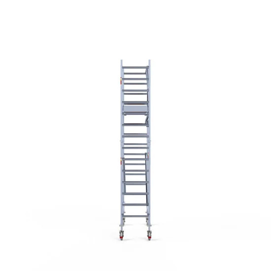 Alumiiniumtellingud 75х190 5,2 m töökõrgus* Carbon koos kokkupandavate piiretega ühel küljel Alumiiniumtellingud 75х190 5,2 m töökõrgus* Carbon koos kokkupandavate piiretega ühel küljel
