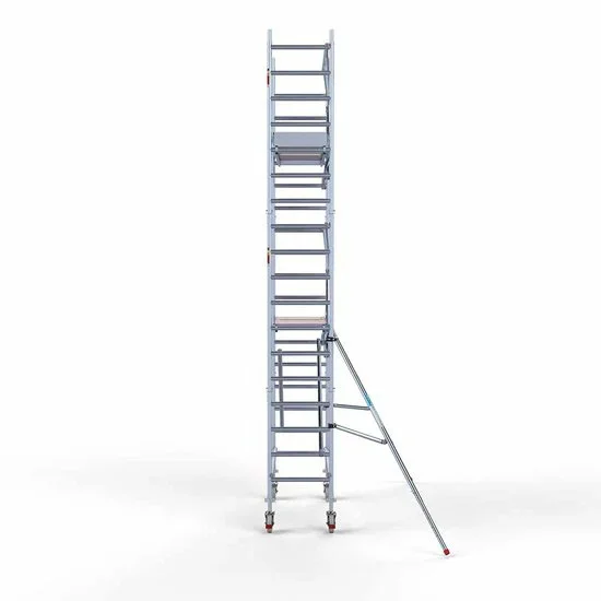Alumiiniumtellingud 75х190 6,2 m töökõrgus* Carbon koos kokkupandavate piiretega ühel küljel Alumiiniumtellingud 75х190 6,2 m töökõrgus* Carbon koos kokkupandavate piiretega ühel küljel