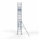 Alumiiniumtellingud 75х190 6,2 m töökõrgus* Carbon koos kokkupandavate piiretega ühel küljel Alumiiniumtellingud 75х190 6,2 m töökõrgus* Carbon koos kokkupandavate piiretega ühel küljel
