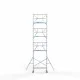 Alumiiniumtellingud 75х190 9,2 m töökõrgus* Carbon koos kokkupandavate piiretega ühel küljel Alumiiniumtellingud 75х190 9,2 m töökõrgus* Carbon koos kokkupandavate piiretega ühel küljel