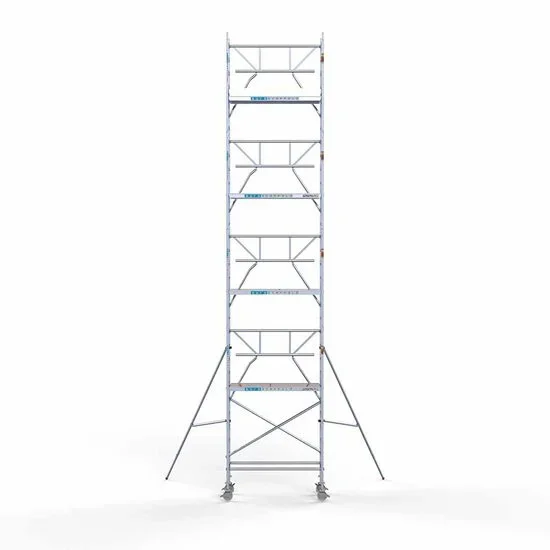 Alumiiniumtellingud 75х190 10,2 m töökõrgus* Carbon koos kokkupandavate piiretega ühel küljel Alumiiniumtellingud 75х190 10,2 m töökõrgus* Carbon koos kokkupandavate piiretega ühel küljel