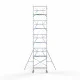Alumiiniumtellingud 75х190 10,2 m töökõrgus* Carbon koos kokkupandavate piiretega ühel küljel Alumiiniumtellingud 75х190 10,2 m töökõrgus* Carbon koos kokkupandavate piiretega ühel küljel