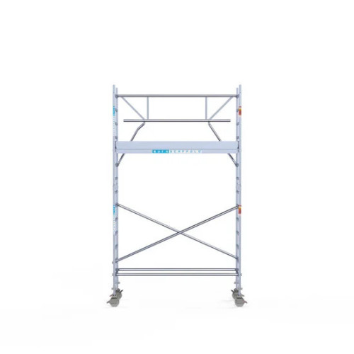 Alumiiniumtellingud 75х250 5,2 m töökõrgus* Carbon koos kokkupandavate piiretega ühel küljel