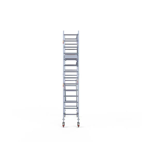 Alumiiniumtellingud 75х250 5,2 m töökõrgus* Carbon koos kokkupandavate piiretega ühel küljel Alumiiniumtellingud 75х250 5,2 m töökõrgus* Carbon koos kokkupandavate piiretega ühel küljel