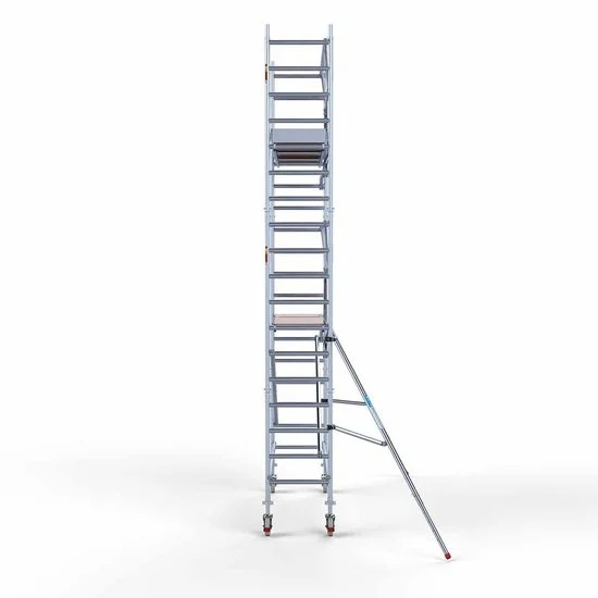 Alumiiniumtellingud 75х250 6,2 m töökõrgus* Carbon koos kokkupandavate piiretega ühel küljel Alumiiniumtellingud 75х250 6,2 m töökõrgus* Carbon koos kokkupandavate piiretega ühel küljel