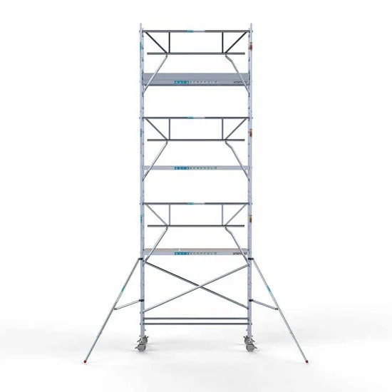 Alumiiniumtellingud 75х250 8,2 m töökõrgus* Carbon koos kokkupandavate piiretega ühel küljel Alumiiniumtellingud 75х250 8,2 m töökõrgus* Carbon koos kokkupandavate piiretega ühel küljel