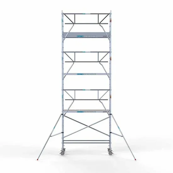 Alumiiniumtellingud 75х250 8,2 m töökõrgus* Carbon koos kokkupandavate piiretega ühel küljel Alumiiniumtellingud 75х250 8,2 m töökõrgus* Carbon koos kokkupandavate piiretega ühel küljel