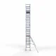 Alumiiniumtellingud 75х250 8,2 m töökõrgus* Carbon koos kokkupandavate piiretega ühel küljel