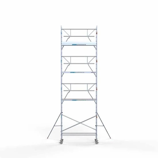 Alumiiniumtellingud 75х250 9,2 m töökõrgus* Carbon koos kokkupandavate piiretega ühel küljel Alumiiniumtellingud 75х250 9,2 m töökõrgus* Carbon koos kokkupandavate piiretega ühel küljel