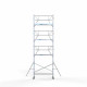 Alumiiniumtellingud 75х250 9,2 m töökõrgus* Carbon koos kokkupandavate piiretega ühel küljel Alumiiniumtellingud 75х250 9,2 m töökõrgus* Carbon koos kokkupandavate piiretega ühel küljel