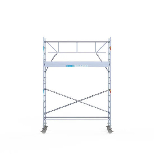 Alumiiniumtellingud 75х305 5,2 m töökõrgus* Carbon koos kokkupandavate piiretega ühel küljel