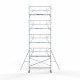 Alumiiniumtellingud 75х305 10,2 m töökõrgus* Carbon koos kokkupandavate piiretega ühel küljel Alumiiniumtellingud 75х305 10,2 m töökõrgus* Carbon koos kokkupandavate piiretega ühel küljel