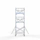 Alumiiniumtellingud 135х190 7,2 m töökõrgus* Carbon koos kokkupandavate piiretega ühel küljel Alumiiniumtellingud 135х190 7,2 m töökõrgus* Carbon koos kokkupandavate piiretega ühel küljel