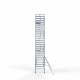 Alumiiniumtellingud 135х190 9,2 m töökõrgus* Carbon koos kokkupandavate piiretega ühel küljel Alumiiniumtellingud 135х190 9,2 m töökõrgus* Carbon koos kokkupandavate piiretega ühel küljel