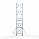 Alumiiniumtellingud 135х190 10,2 m töökõrgus* koos kokkupandavate piiretega ühel küljel Alumiiniumtellingud 135х190 10,2 m töökõrgus* koos kokkupandavate piiretega ühel küljel