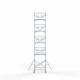 Alumiiniumtellingud 135х190 11,2 m töökõrgus* Carbon koos kokkupandavate piiretega ühel küljel Alumiiniumtellingud 135х190 11,2 m töökõrgus* Carbon koos kokkupandavate piiretega ühel küljel