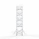 Alumiiniumtellingud 135х190 11,2 m töökõrgus* Carbon koos kokkupandavate piiretega ühel küljel Alumiiniumtellingud 135х190 11,2 m töökõrgus* Carbon koos kokkupandavate piiretega ühel küljel