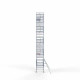 Alumiiniumtellingud 135х190 11,2 m töökõrgus* Carbon koos kokkupandavate piiretega ühel küljel Alumiiniumtellingud 135х190 11,2 m töökõrgus* Carbon koos kokkupandavate piiretega ühel küljel