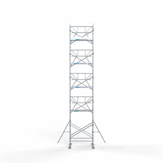 Alumiiniumtellingud 135х190 11,2 m töökõrgus* koos kokkupandavate piiretega ühel küljel Alumiiniumtellingud 135х190 11,2 m töökõrgus* koos kokkupandavate piiretega ühel küljel