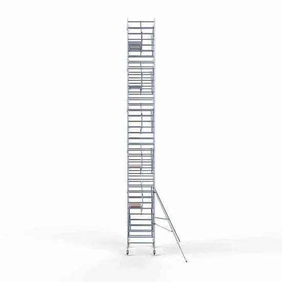 Alumiiniumtellingud 135х190 12,2 m töökõrgus* koos kokkupandavate piiretega ühel küljel Alumiiniumtellingud 135х190 12,2 m töökõrgus* koos kokkupandavate piiretega ühel küljel