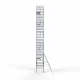 Alumiiniumtellingud 135х190 12,2 m töökõrgus* koos kokkupandavate piiretega ühel küljel