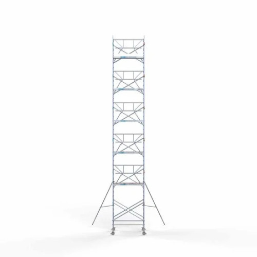 Alumiiniumtellingud 135х190 13,2 m töökõrgus* Carbon koos kokkupandavate piiretega ühel küljel