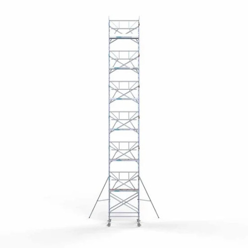 Alumiiniumtellingud 135х190 14,2 m töökõrgus* Carbon koos kokkupandavate piiretega ühel küljel