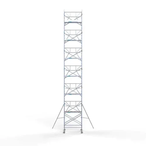 Alumiiniumtellingud 135х190 14,2 m töökõrgus* Carbon koos kokkupandavate piiretega ühel küljel