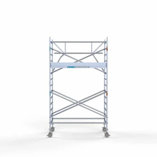 Alumiiniumtellingud 135х250 5,2 m töökõrgus* Carbon koos kokkupandavate piiretega ühel küljel