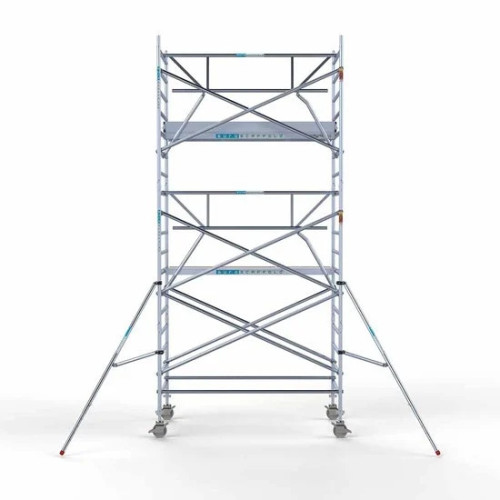 Alumiiniumtellingud 135х250 6,2 m töökõrgus* Carbon koos kokkupandavate piiretega ühel küljel