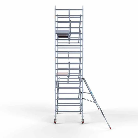 Alumiiniumtellingud 135х250 6,2 m töökõrgus* Carbon koos kokkupandavate piiretega ühel küljel Alumiiniumtellingud 135х250 6,2 m töökõrgus* Carbon koos kokkupandavate piiretega ühel küljel