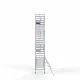Alumiiniumtellingud 135х250 9,2 m töökõrgus* Carbon koos kokkupandavate piiretega ühel küljel
