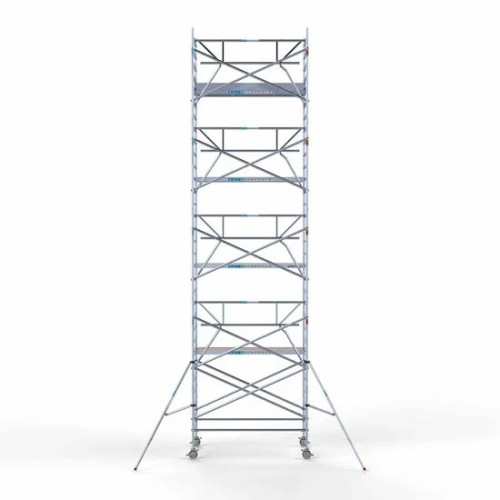 Alumiiniumtellingud 135х250 10,2 m töökõrgus* Carbon koos kokkupandavate piiretega ühel küljel