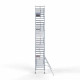 Аliumininiai pastoliai 135х250 10,2 m darbinis aukštis* anglies platforma su sulankstomomis apsaugomis iš 1 pusės Аliumininiai pastoliai 135х250 10,2 m darbinis aukštis* anglies platforma su sulankstomomis apsaugomis iš 1 pusės