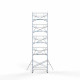 Alumiiniumtellingud 135х250 11,2 m töökõrgus* Carbon koos kokkupandavate piiretega ühel küljel Alumiiniumtellingud 135х250 11,2 m töökõrgus* Carbon koos kokkupandavate piiretega ühel küljel