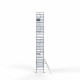 Alumiiniumtellingud 135х250 11,2 m töökõrgus* koos kokkupandavate piiretega ühel küljel Alumiiniumtellingud 135х250 11,2 m töökõrgus* koos kokkupandavate piiretega ühel küljel