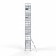 Alumiiniumtellingud 135х250 12,2 m töökõrgus* koos kokkupandavate piiretega ühel küljel Alumiiniumtellingud 135х250 12,2 m töökõrgus* koos kokkupandavate piiretega ühel küljel
