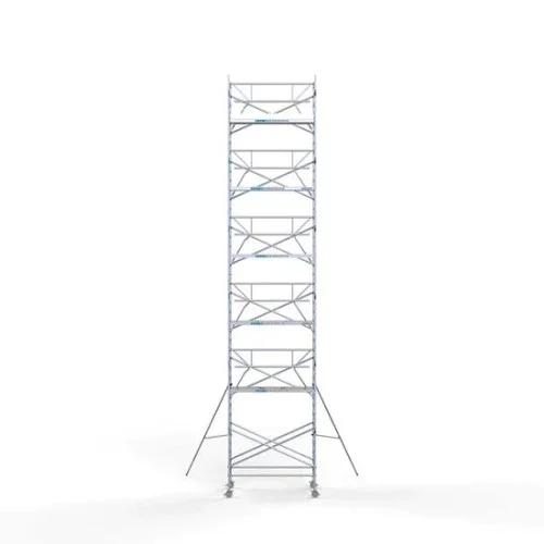 Alumiiniumtellingud 135х250 13,2 m töökõrgus* Carbon koos kokkupandavate piiretega ühel küljel