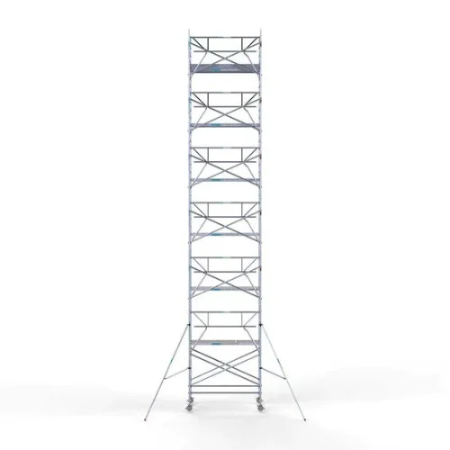 Alumiiniumtellingud 135х250 14,2 m töökõrgus* koos kokkupandavate piiretega ühel küljel