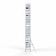 Alumiiniumtellingud 135х250 14,2 m töökõrgus* koos kokkupandavate piiretega ühel küljel Alumiiniumtellingud 135х250 14,2 m töökõrgus* koos kokkupandavate piiretega ühel küljel