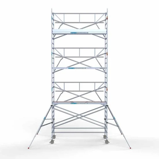 Alumiiniumtellingud 135х305 8,2 m töökõrgus* Carbon koos kokkupandavate piiretega ühel küljel Alumiiniumtellingud 135х305 8,2 m töökõrgus* Carbon koos kokkupandavate piiretega ühel küljel