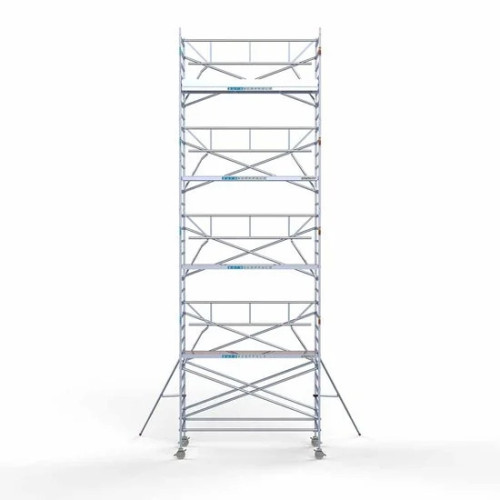 Alumiiniumtellingud 135х305 10,2 m töökõrgus* Carbon koos kokkupandavate piiretega ühel küljel